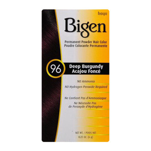 Bigen Permanent Powder Hair Color, Deep Burgundy, 0.21 oz